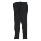 LEVI'S Womens Black Slim Skinny Denim Jeans Cotton Blend W27 L32 Classic Zip