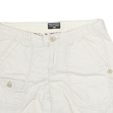 POLO RALPH LAUREN Womens Shorts White Casual Cotton M W32 Button Pockets