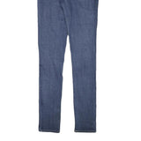 LEVI'S Womens Jeans Blue Slim Skinny Denim Medium W26 L32 Cotton Blend Zip