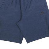 ADIDAS Mens Shorts Blue S W26 Polyester Sports Casual Lightweight