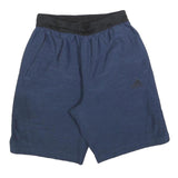 ADIDAS Mens Shorts Blue S W26 Polyester Sports Casual Lightweight