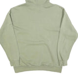 ADIDAS Womens Green Hoodie UK 14 Cotton Blend Pullover Casual Streetwear
