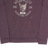 PUMA Womens Purple Authentic Sporting Goods Crew Neck UK 10 Sweatshirt Cotton