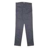 CARHARTT Mens Cotton Blend Grey Slim Straight Trousers W29 L32 Casual Workwear
