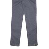 CARHARTT Mens Cotton Blend Grey Slim Straight Trousers W29 L32 Casual Workwear