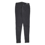 LEVI'S Womens Jeans Black Slim Skinny Denim Rinse W28 L32 Zip Cotton Blend