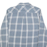 VANS Mens Blue & White Check Shirt M Cotton Blend Casual Button Down
