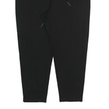 DKNY Womens Joggers Black XL W34 L23 Relaxed Tapered Polyester Blend Drawstring