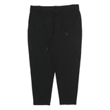 DKNY Womens Joggers Black XL W34 L23 Relaxed Tapered Polyester Blend Drawstring