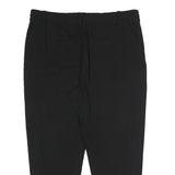 DKNY Womens Joggers Black XL W34 L23 Relaxed Tapered Polyester Blend Drawstring