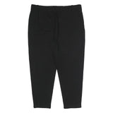 DKNY Womens Joggers Black XL W34 L23 Relaxed Tapered Polyester Blend Drawstring