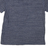 CALVIN KLEIN JEANS Mens Blue Short Sleeve Plain Polo Shirt M Cotton Casual