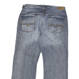 GUESS Mens Blue Regular Fit Straight Leg Denim Medium Wash W32 L27 Jeans Classic