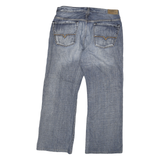 GUESS Mens Blue Regular Fit Straight Leg Denim Medium Wash W32 L27 Jeans Classic