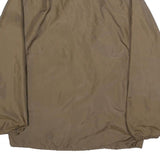 KING LOUIE Mens Brown Button Jacket S Polyester Plain Workwear Coat