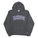 CHAMPION Mens Grey Washington Pullover Hoodie L Casual Cotton Blend Sweatshirt