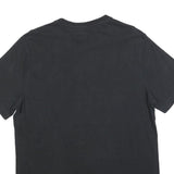 CHAMPION Mens Black Graphic T-Shirt L Short Sleeve Crew Neck Logo Print