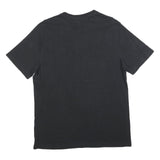 CHAMPION Mens Black Graphic T-Shirt L Short Sleeve Crew Neck Logo Print
