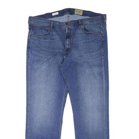 WRANGLER Mens Jeans Blue Regular Straight Denim Medium W38 L31 Classic Style