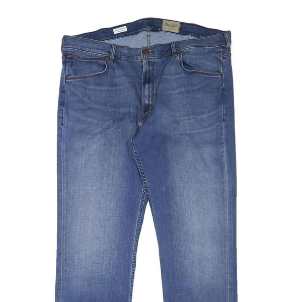 WRANGLER Mens Jeans Blue Regular Straight Denim Medium W38 L31 Classic Style