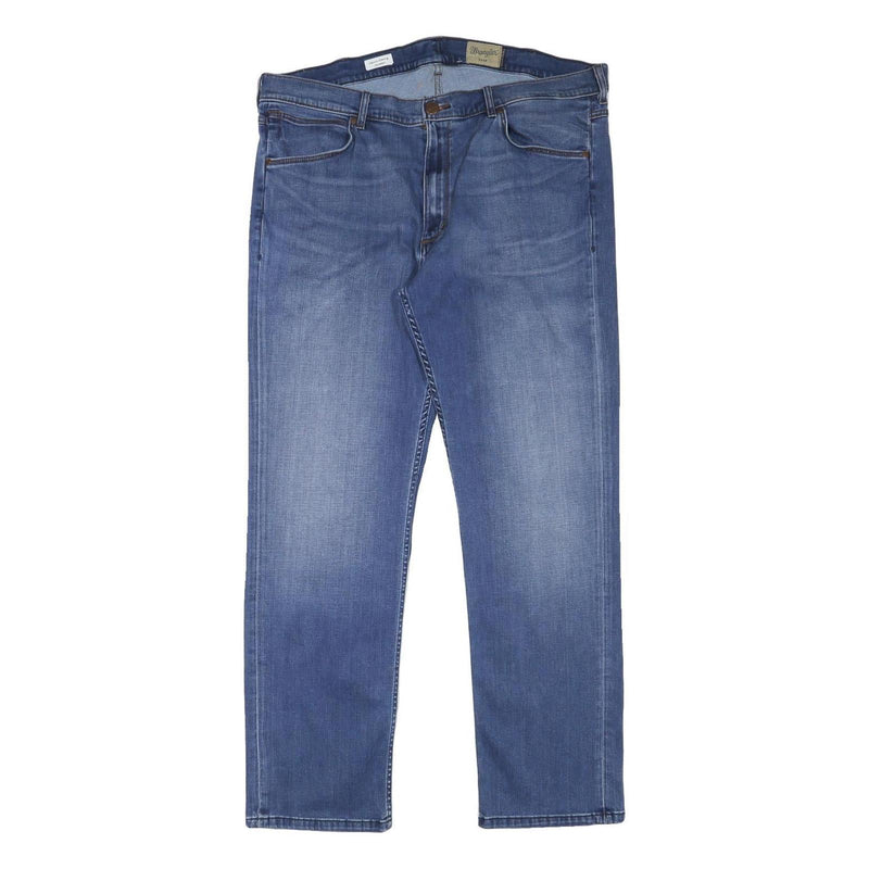 WRANGLER Mens Jeans Blue Regular Straight Denim Medium W38 L31 Classic Style