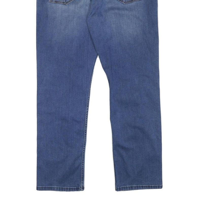 WRANGLER Mens Jeans Blue Regular Straight Denim Medium W38 L31 Classic Style