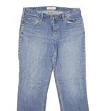 CARHARTT Womens Classic Blue Denim Straight Leg Jeans W34 L30 Cotton Blend Zip