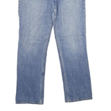 CARHARTT Womens Classic Blue Denim Straight Leg Jeans W34 L30 Cotton Blend Zip