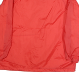 CURRENT SEEN Mens Red Jacket L Polyester Plain Button Closure Casual Outerwear