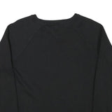 TOMMY HILFIGER Mens Black Crew Neck S Sweatshirt Cotton Blend Pullover
