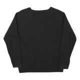 TOMMY HILFIGER Mens Black Crew Neck S Sweatshirt Cotton Blend Pullover