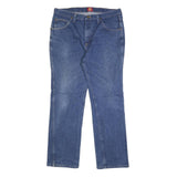 WRANGLER Mens Slim Blue Denim Jeans Slim Fit W36 L32 Classic Casual Zip