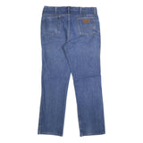 WRANGLER Mens Slim Blue Denim Jeans Slim Fit W36 L32 Classic Casual Zip