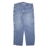 DICKIES Mens Relaxed Jeans Blue Denim W38 L30 Workwear Carpenter Casual Zip