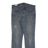 LEVI'S 511 BIG E Mens Slim Blue Denim Medium W34 L32 Slim Fit Signature Jeans