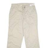 RED KAP Womens Cotton Beige Regular Fit Straight Leg Trousers W30 L30 Workwear