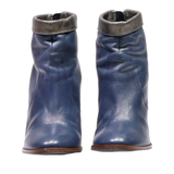 SAN MARINA Ankle Boots Blue Leather Womens UK 5