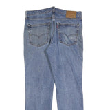 LEVI'S 511 Slim Mens Jeans Blue Slim Skinny Denim Light Cotton Blend W36 L32 Zip