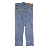 LEVI'S 511 Slim Mens Jeans Blue Slim Skinny Denim Light Cotton Blend W36 L32 Zip