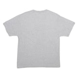 CHAMPION Mens Grey Graphic T-Shirt L Short Sleeve Crew Neck Cotton Casual