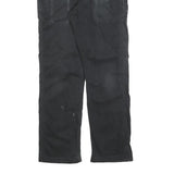 CARHARTT Mens Black Cotton Blend Relaxed Fit Straight Leg Trousers W32 L30