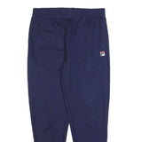 FILA Mens Joggers Navy Blue M W30 L28 Slim Tapered Cotton Blend Casual