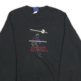 ORSMAN Mens Black Outpost Volleyball Crew Neck XL Cotton Blend Sweatshirt