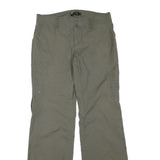 CHADO Womens Cotton Blend Green Regular Fit Cargo Trousers W34 L33 Casual