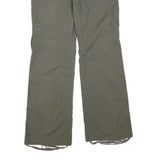 CHADO Womens Cotton Blend Green Regular Fit Cargo Trousers W34 L33 Casual