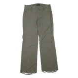 CHADO Womens Cotton Blend Green Regular Fit Cargo Trousers W34 L33 Casual