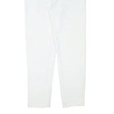 AUTHENTICS Womens Jeans White Relaxed Straight Denim W27 L29 Minimal Design