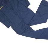 GOLDEN MFG. CO. Mens Navy Cotton Blend Straight Fit Dungarees S W38 L28 Workwear