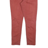 LEVI'S Womens Cotton Blend Rust Slim Skinny Trousers W32 L28 Comfortable Zip