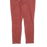 LEVI'S Womens Cotton Blend Rust Slim Skinny Trousers W32 L28 Comfortable Zip